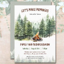 Search for camping birthday invitations Forest