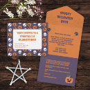 Recherche de motif halloween invitations Violet