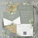 Recherche de foliage mariage invitations Monogramme