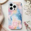 Recherche de aquarelle abstraite iphone coques Monogramme