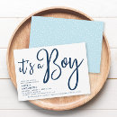 Search for pastel baby boy shower invitations Simple