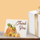 Search for little pumpkin thank you cards Autumn leaves