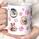 Search for pink paw mugs Dog mom