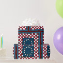 Search for americana gift wrap Red white blue