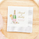 Search for brunch and bubbly napkins Blush