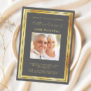 Search for charcoal invitations Gold