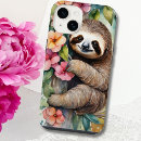 Recherche de paresse mignonne iphone coques Aquarelle