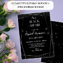 Search for all black affair invitations Modern