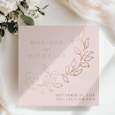 Recherche de rose gold wedding guest books Botanique
