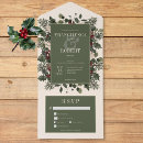 Search for holly berry wedding invitations Rustic