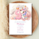 Search for girls 9th birthday invitations Watercolor
