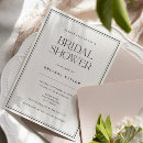 Recherche de classic bridal shower invitations Minimaliste