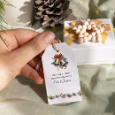 Search for christmas wedding favour tags Holly