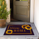 Search for sunflower doormats Rustic