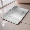 Search for black and silver bath mats Modern