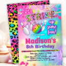 Search for bowling girl invitations Girls bowling party
