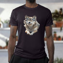 Recherche de loups vêtements Aquarelle