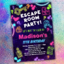 Search for kid room invitations Escape room party