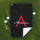 Search for red and black golf towels Sports