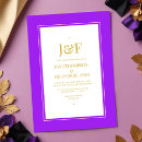 Search for black and purple wedding invitations Trendy