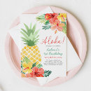 Search for pineapple luau invitations Palm leaves
