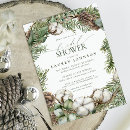Search for rustic winter bridal shower invitations Elegant