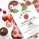 Recherche de framboise invitations Fille