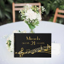 Search for music guest books Gold