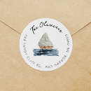 Search for ahoy its a boy return address labels Blue