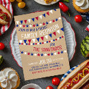 Search for fun 4th of july invitations Red white blue