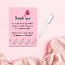 Search for baby shower butterfly thank you cards Pink and lavender purple