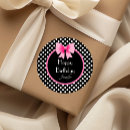 Search for black with white polka dots stickers Pink bow