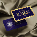 Recherche de manicure business cards Élégant
