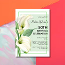 Search for calla lily birthday invitations For her