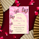 Search for peach butterfly birthday invitations For her