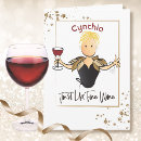 Search for red wine birthday cards Cute
