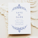 Search for french toile invitations Blue floral