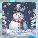Search for falling snow stickers Snowman