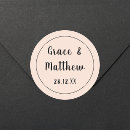 Search for blush pink wedding stickers Bridal shower