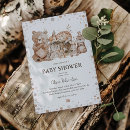 Recherche de woodland animal baby shower invitations Aquarelle