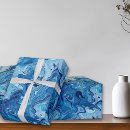 Search for marble wrapping paper Blue
