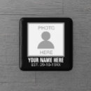 Search for 70s square buttons Black