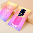 Recherche de manucure colorée cartes visite Manicuriste