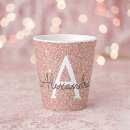 Recherche de rose scintillant tasses Moderne