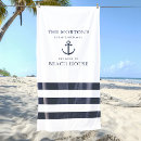 Search for nautical beach towels Monogrammed