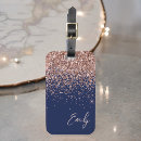 Search for wedding luggage tags Glitter