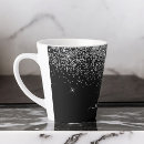 Search for silver and black mugs Glitter