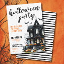 Search for halloween invitations Black and orange