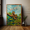 Search for peru vintage travel posters South america