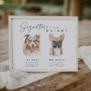 Search for dog signature drink wedding signs Watercolor